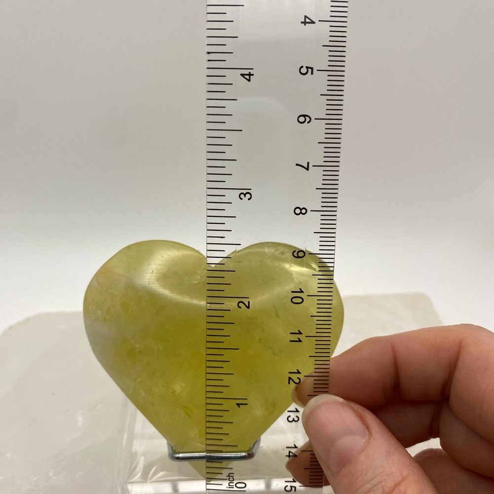 Heart-Shaped Citrine Crystal - Picture 5 of 5